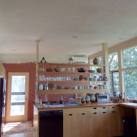 The morning after -- kitchen is mostly back together, but will need a little paint on the ceiling & walls ...