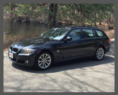 2013-present � 2011 BMW 328xi Sportwagon � Same idea and same size as the Jaguar, but ... well, I dunno about 'ultimate driving machine' but it's definitely a sportier car to drive, compared to the Jag's plushness. Plenty powerful and AWD for winter. Nice!