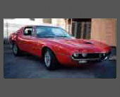 1999-2001  1972 Alfa Romeo Montreal  Named after the 1967 World's Fair at which it was introduced, this is a limited-production Alfa (less than 4000 total) never sold in the US (there are nowabout 100 in the country).   It has the only V8 engine that Alfa ever put in a production car, derived from their famous Tipo 33 race car.  With its funky style, this is a unique Alfa, which is what I was after.