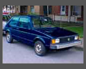 1980-1984  1980 Volkswagen Rabbit  Purchased new as the Vi-mobile II.  After all, we'd just been through two oil shortages, right?  Ordinary but relatively reliable transportation.   Traded in on Alfa GTV6 so Vi could have a more exciting motoring experience.