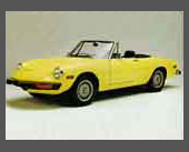 1977-1986 � 1974 Alfa Romeo Spider � Purchased from an electronics equipment salesman.  Not all that fast but nimble and makes all the right sounds - always fun to drive.  Starting to get rusty, sold to make room for Porsche 944.