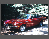 1971-1973  1971 Chevy Vega Hatchback  Our first new car.  Thought it was pretty sporty.  We were young and innocent back then.  The only thing actually sporty about it was that it was red.   Discovered the MG and sold it to Vi's brother (there's one born every minute) who kept it until the engine disintegrated.