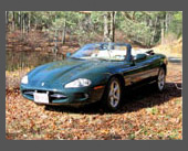 2006-2008 � 2000 Jaguar XK8 � Got involved with the N.E. Jaguar club because of the above, and got intrigued by XK8s.  Great looks, 290HP V8, good handling & brakes, quiet as a coupe with the top up.  Used ones can be had for pennies on the dollar!  Mine's BRG/tan, of course.