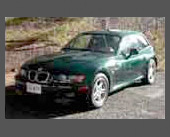 1999-2001 � 1999 BMW Z3 Coupe � We decided that, since we planned to be taking more long-distance trips, a newer, dealer-supported, safe - but fun-to-drive - car was in order.  So the GTV was replaced by our first bimmer.  Second fastest car we've owned behind the Lotus, best-handling car, lots of amenities, controversial good looks.  Third green/tan car in a row!