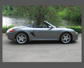 2010-present � 2005 Porsche Boxster S � Oh, my - what a car! 280HP, 3100 pounds, mid-engine, 6-speed, 0-62MPH in 5.2 seconds, amazing handling, stellar brakes, fantastic seats, lots of comfort features and gadgets, Bose sound. Whoof!