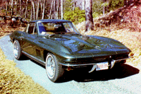 Right Front View of '67 'Vette
