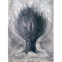 Tree / Self 9 (computer modified relief print)